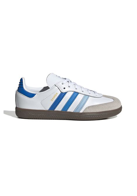 Scarpe Adidas Samba OG Bianco Blu Bambini ADIDAS ORIGINALS | Sneakers | JP5493-